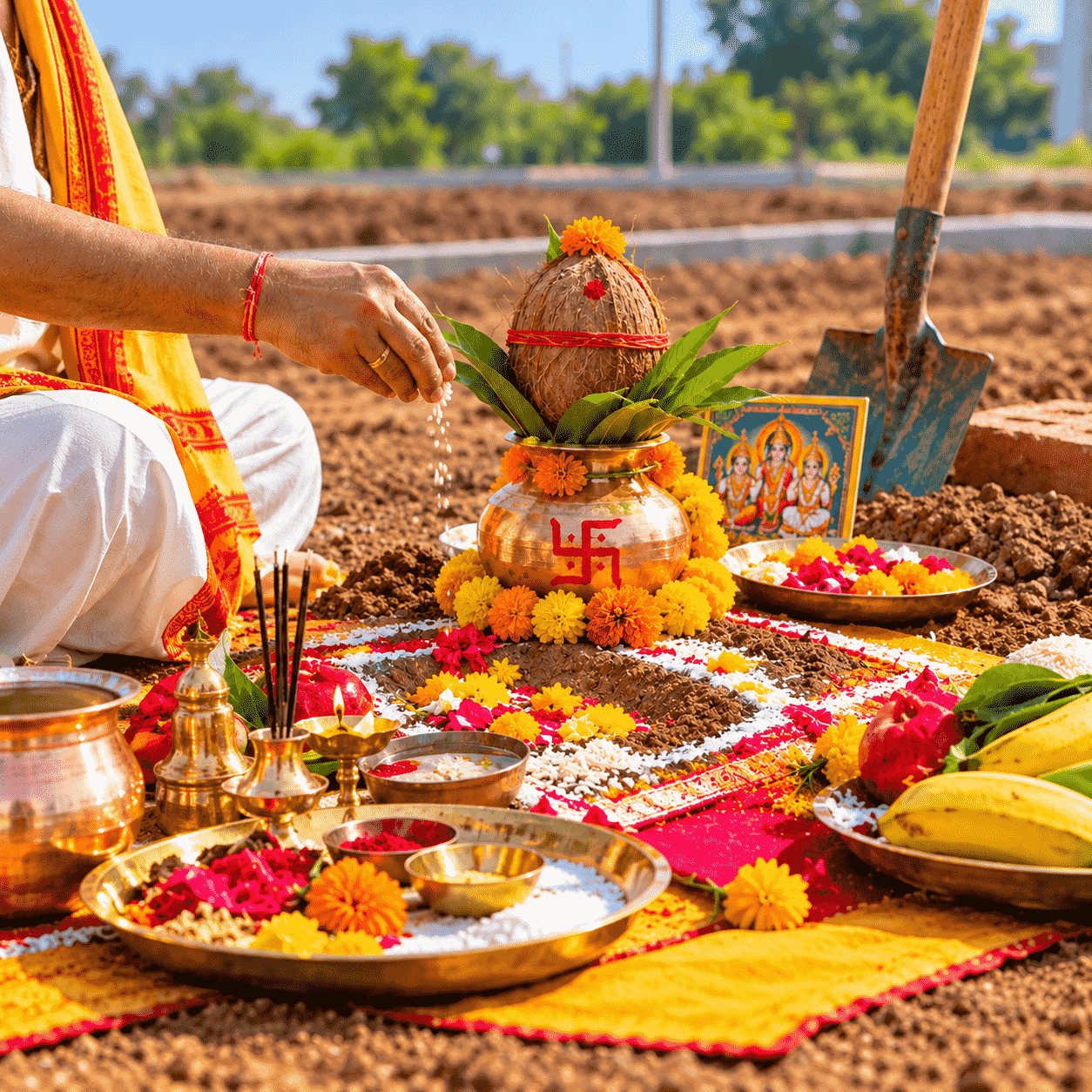 Bhoomi Pujan — भूमि पूजन