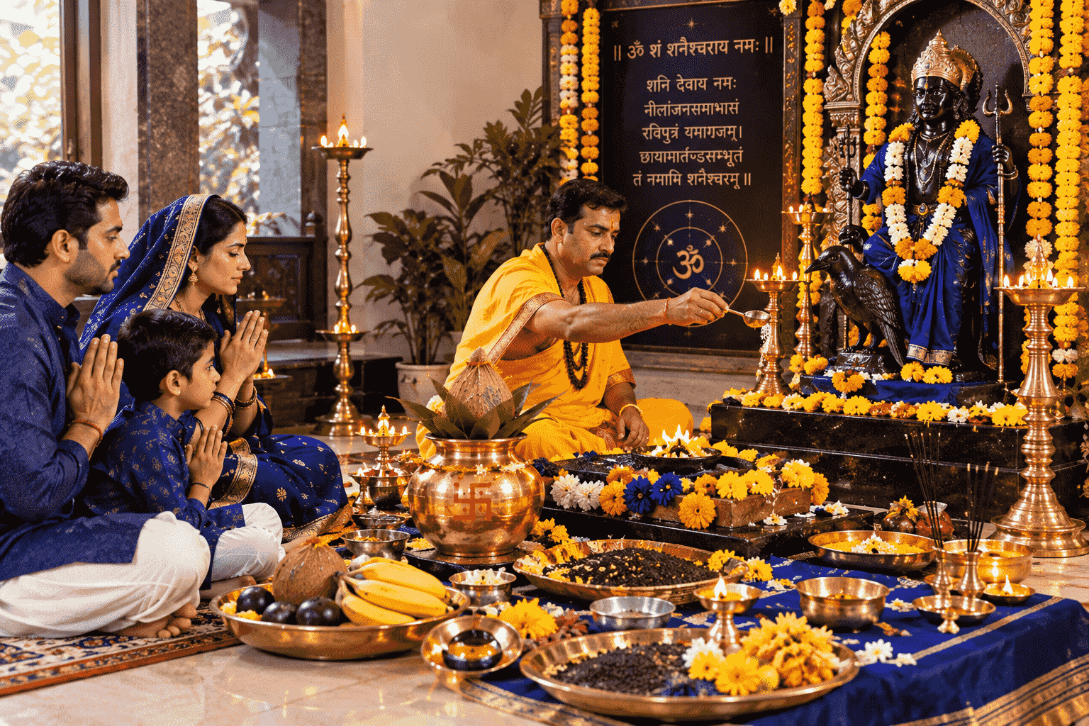 Shani Dhaiya Puja — शनि ढैय्या पूजा