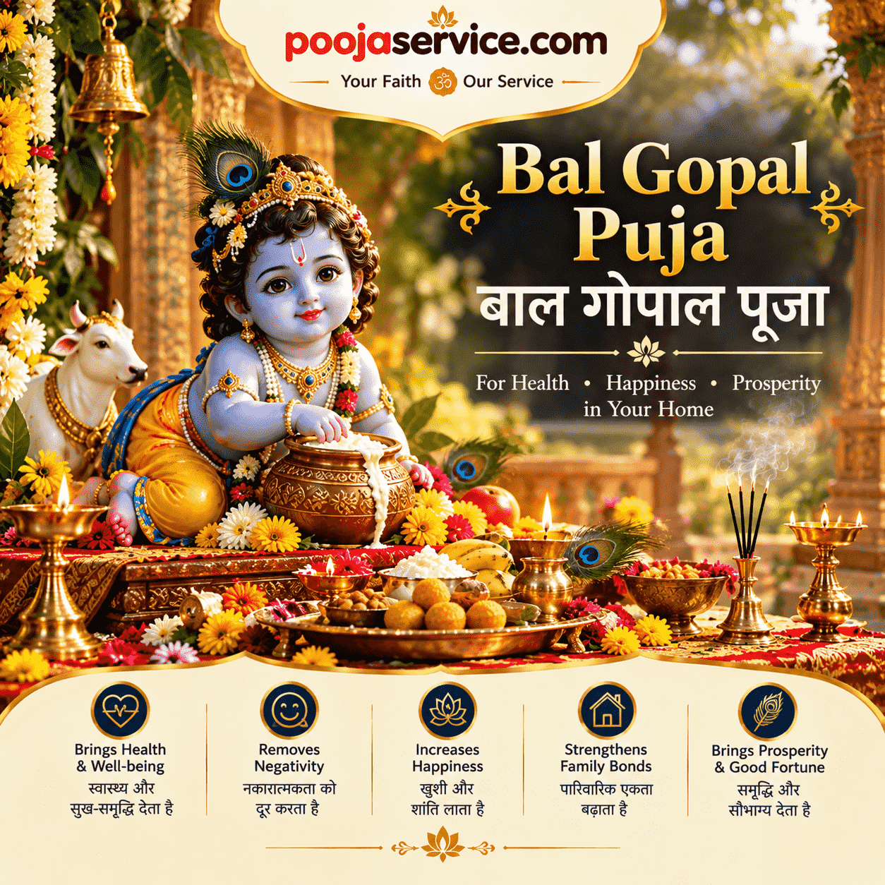 Bal Gopal Puja — बाल गोपाल पूजा