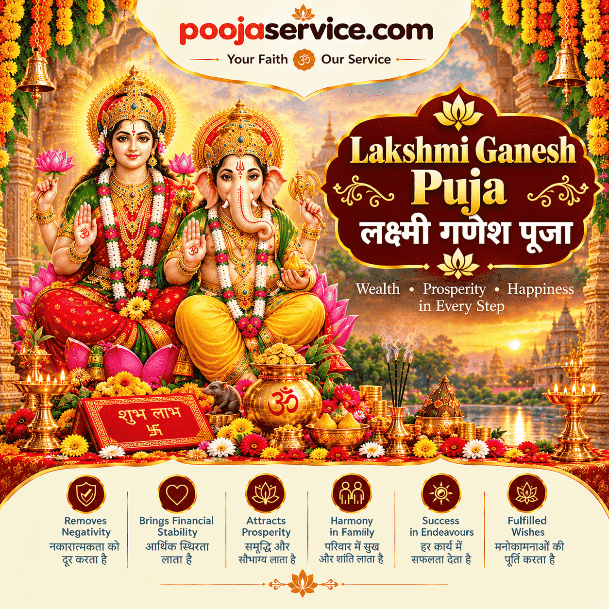 Lakshmi Ganesh Puja — लक्ष्मी गणेश पूजा