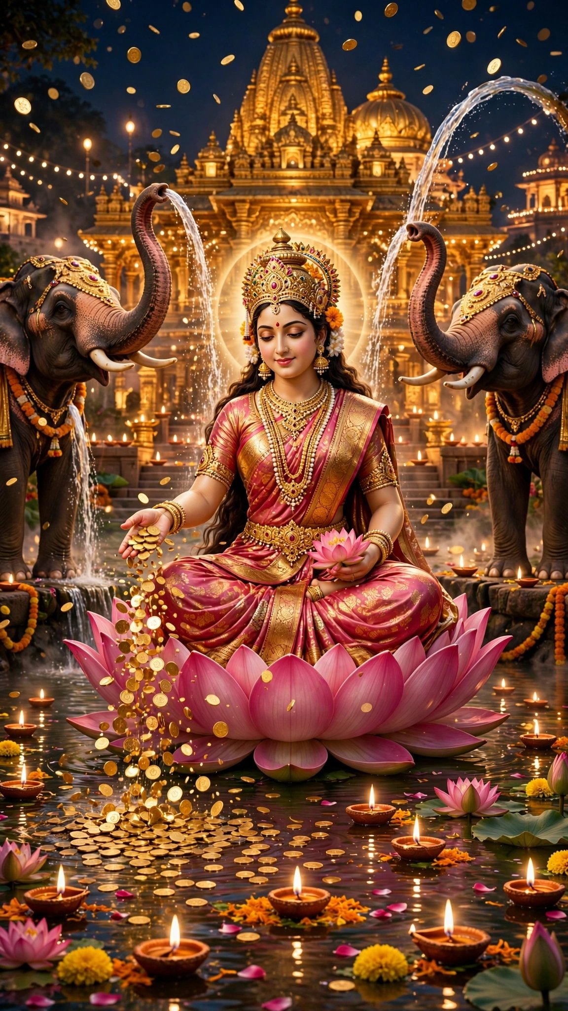 Maa Lakshmi HD Wallpaper